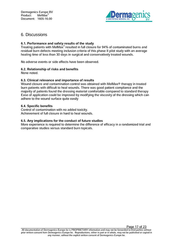 Burns Clinical Evaluation Report 0001